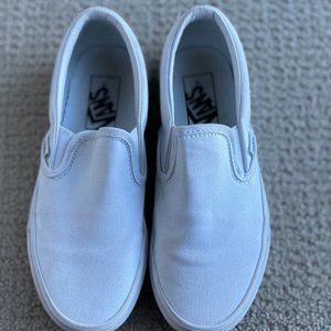 Vans - Boys - Size 4.5 - White
